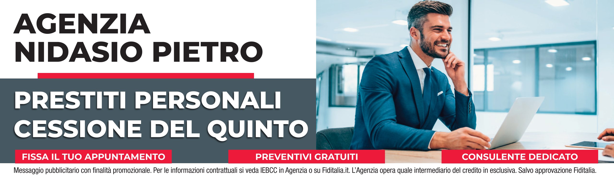 Contatti Agenzia Nidasio Pietro filiali Fiditalia - Prestiti personali, Cessione del quinto